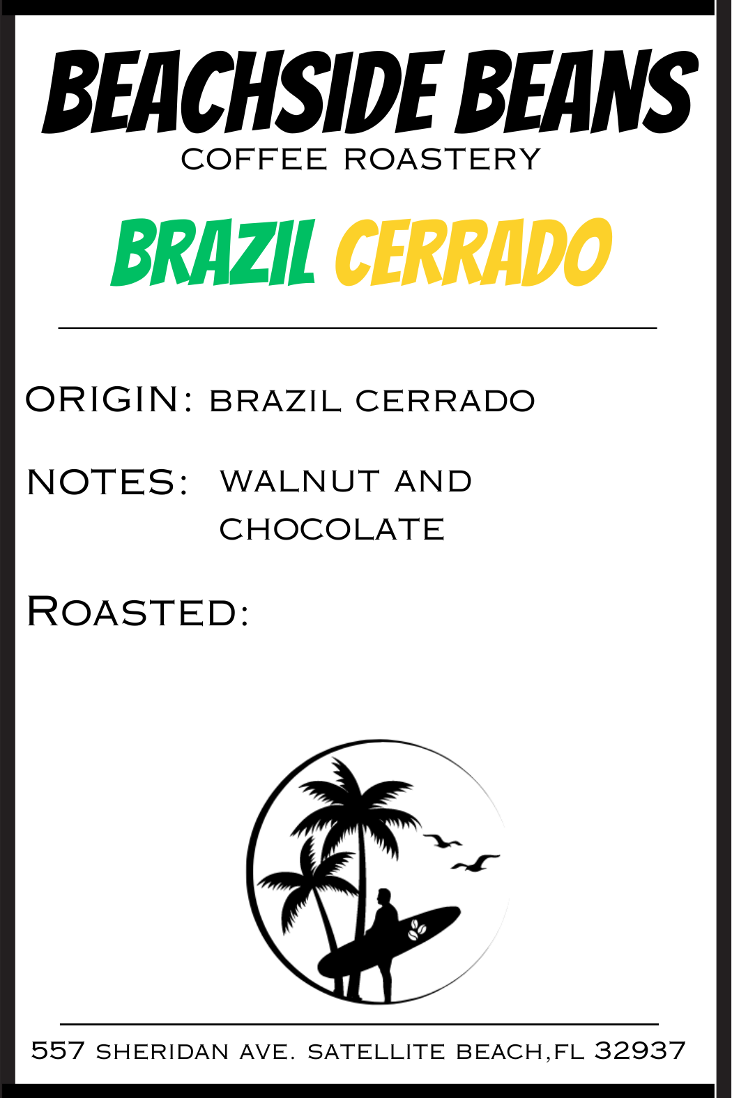 Brazil Cerrado packaging back