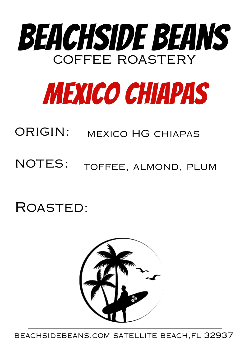 Mexico Chiapas packaging back