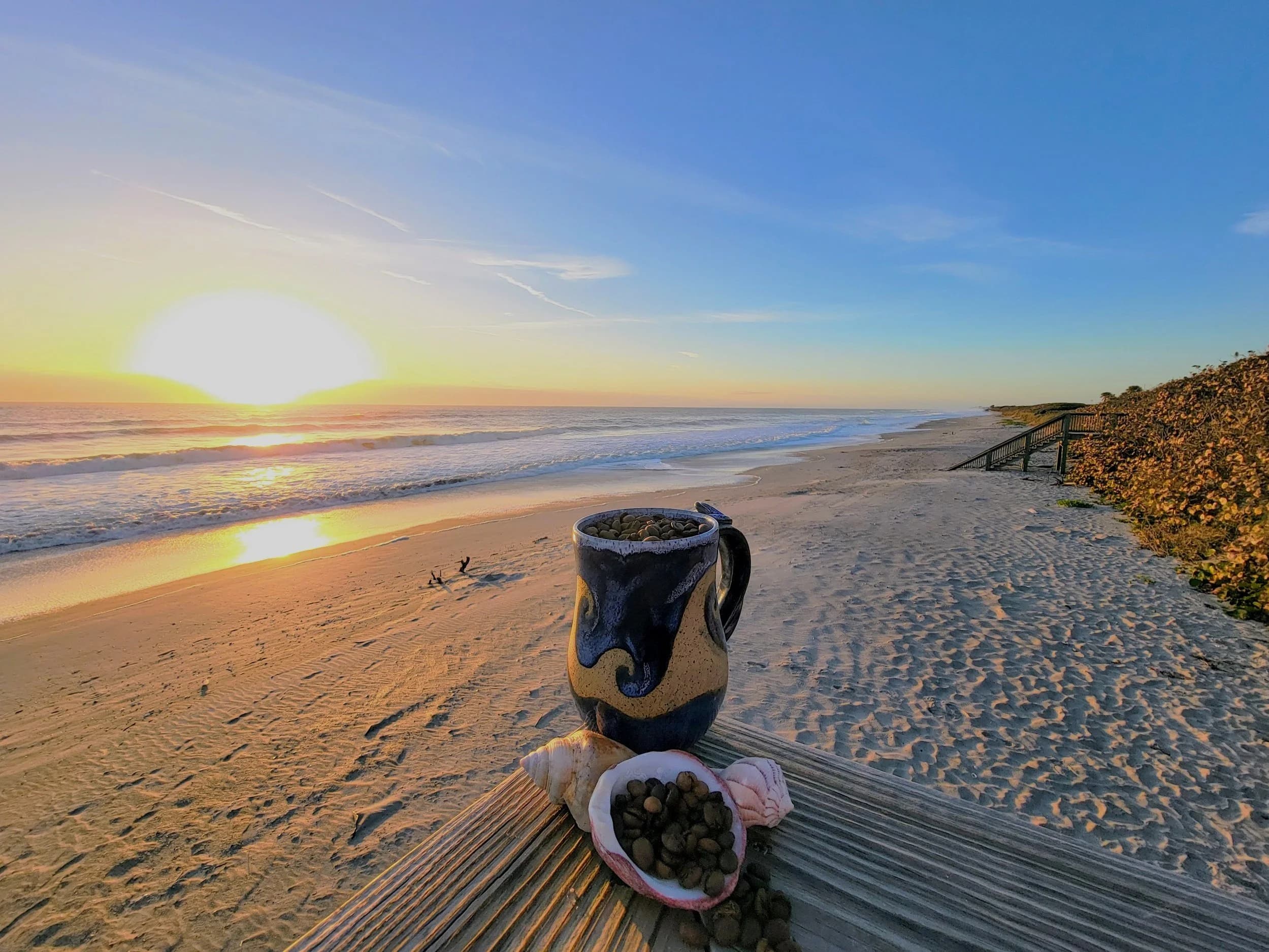 Beachside Beans roastery lifestyle